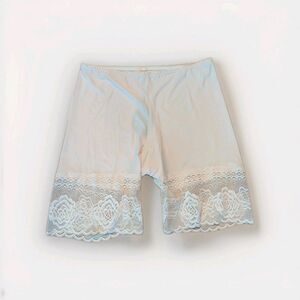 Joyshaper Anti Chafing Lace Shorts Womens Large Beige Boyshorts Shaping